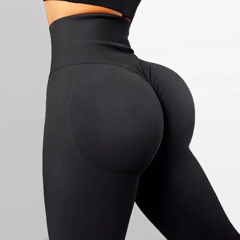 Legginsy do ćwiczeń bezszwowe damskie