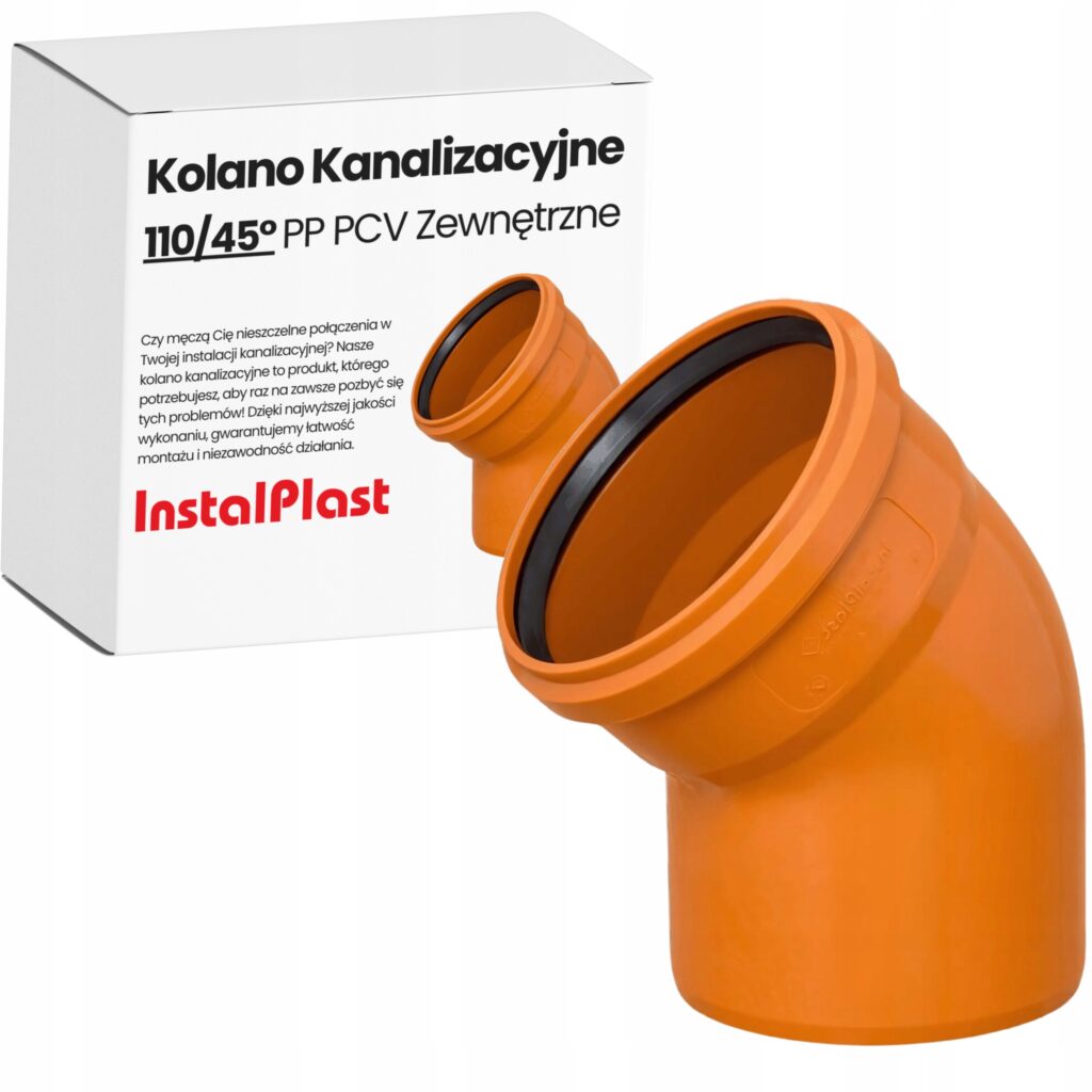 ABWASSER-KRÜMMER FI 110/45 PVC KRÜMMER