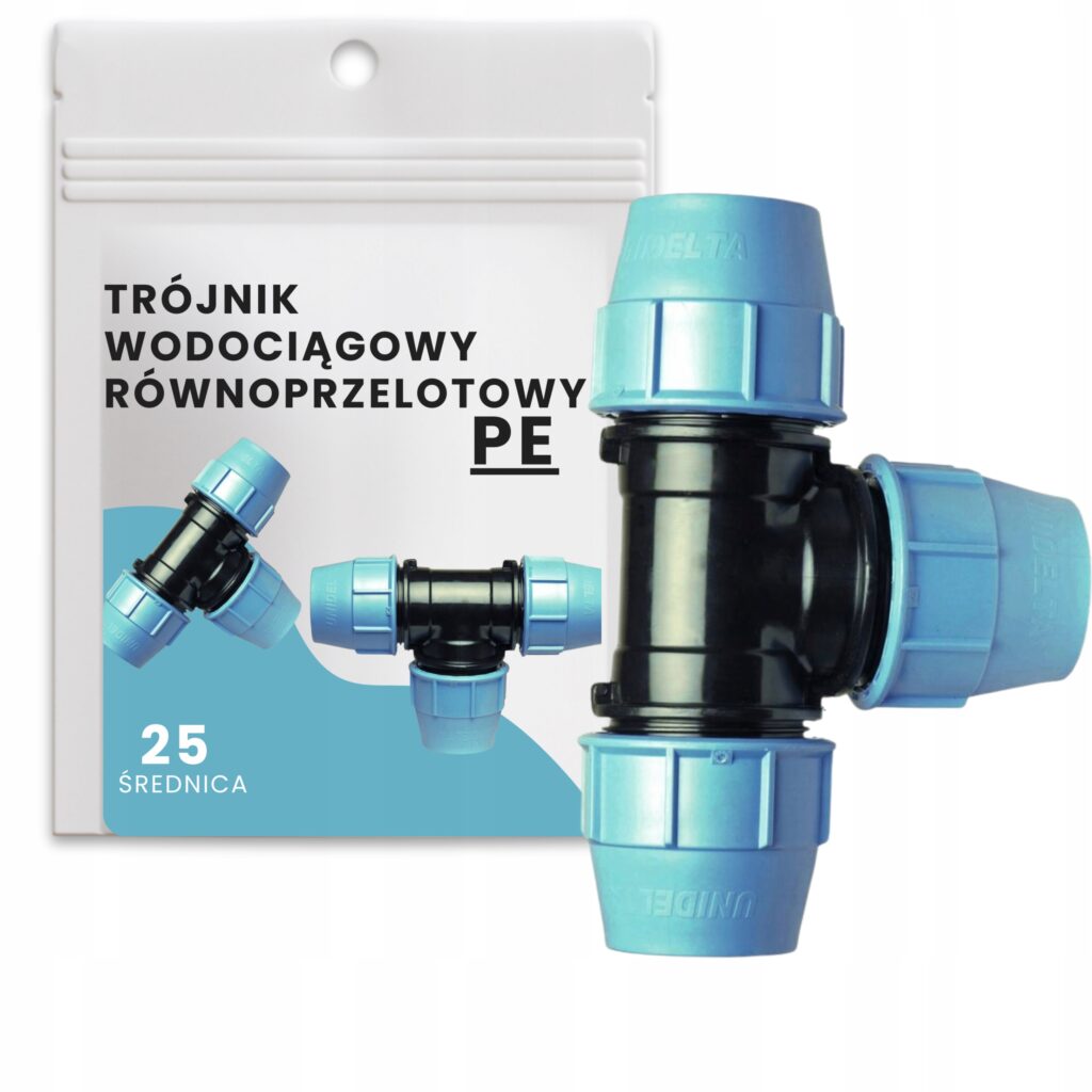 T-Stück für Wasseranschluss PE 25 - UNIDELTA