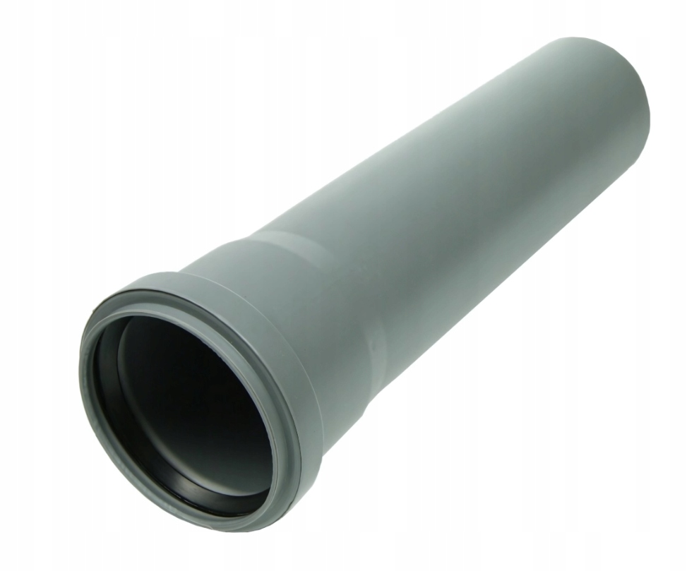 Kanalisationsrohr grau FI 75mm 2m PP INTERNAL