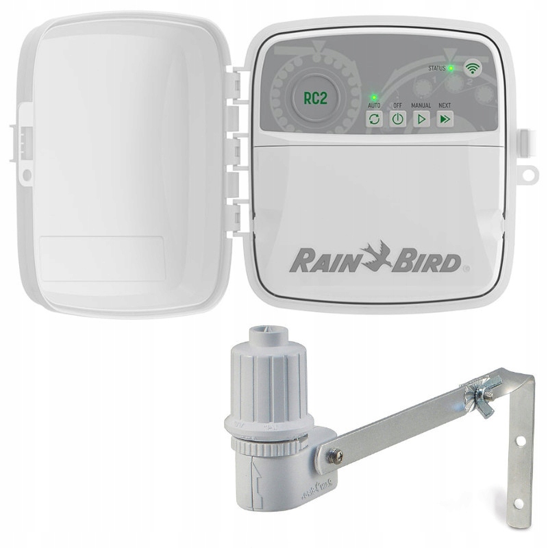 Externer WiFi-Steuergerät und RSD-BEX-Sensor – Rain Bird RC2 8 – 8 Sektionen