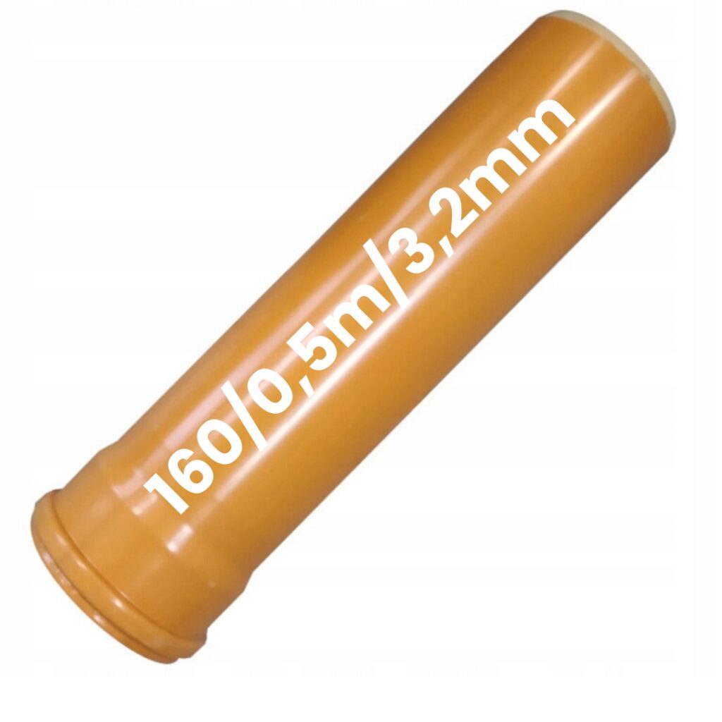 ABWASSERROHR PVC PP FI 160 0,5M 3,2 MM AUSSEN SN2