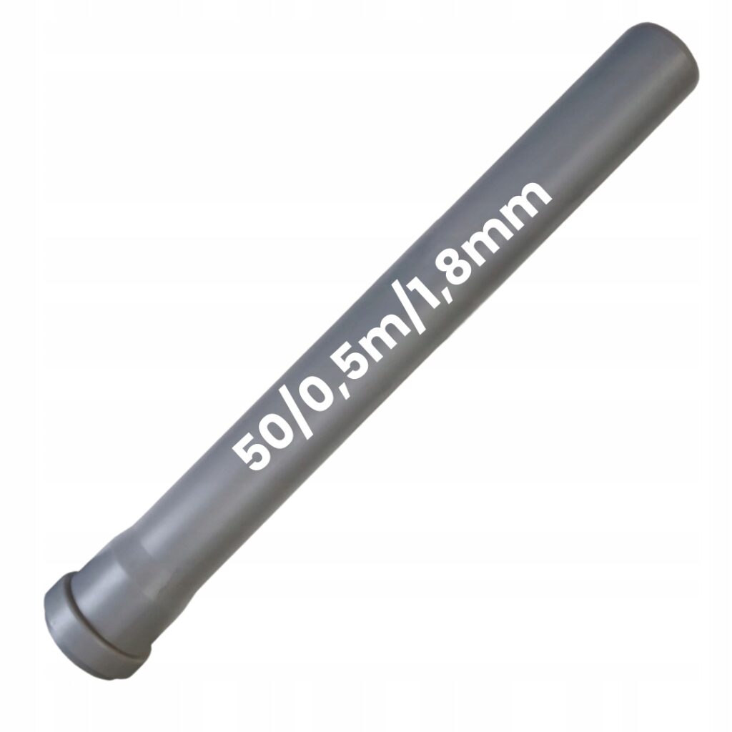 ABWASSERROHR FI 50 MM 0,5M PVC PP INNEN