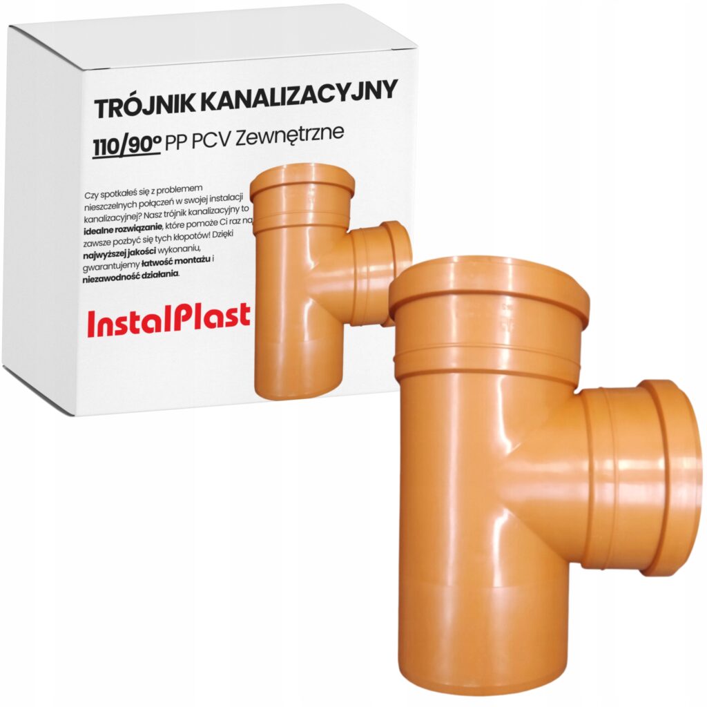 Abfluss Rohr T Stück PP 110/90° - Profi Qualität | Shop