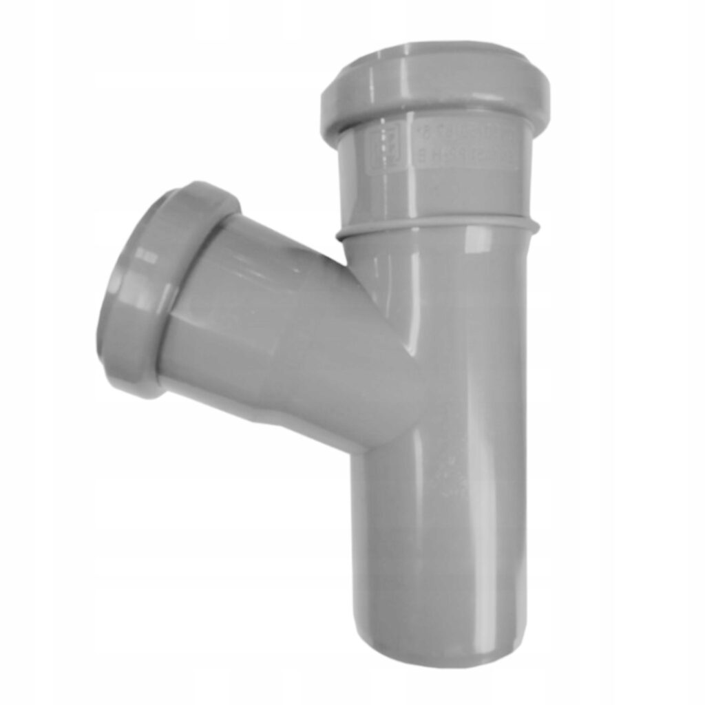 ABWASSER TEE GRAU FI 75/75/67° PP INTERN
