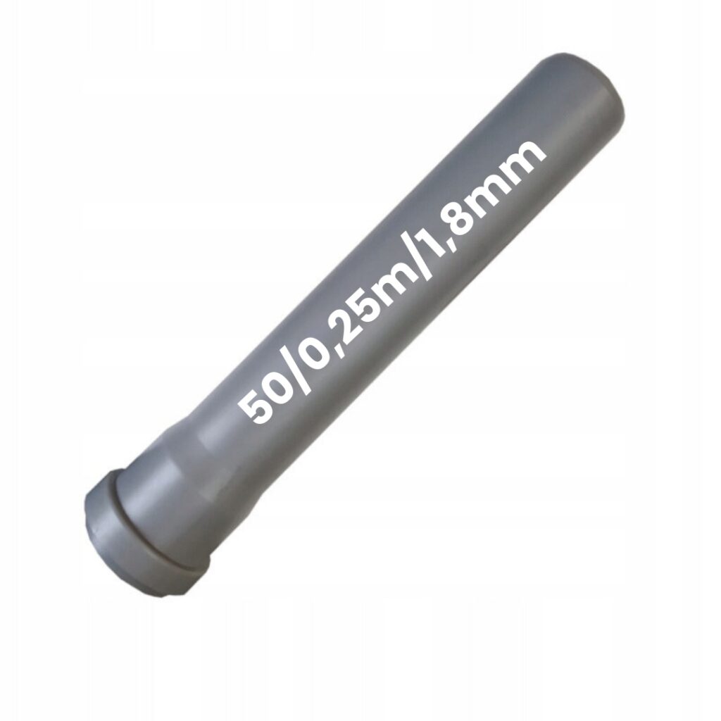 PVC ABWASSERROHR PP 50 0,25M INNENROHR FI