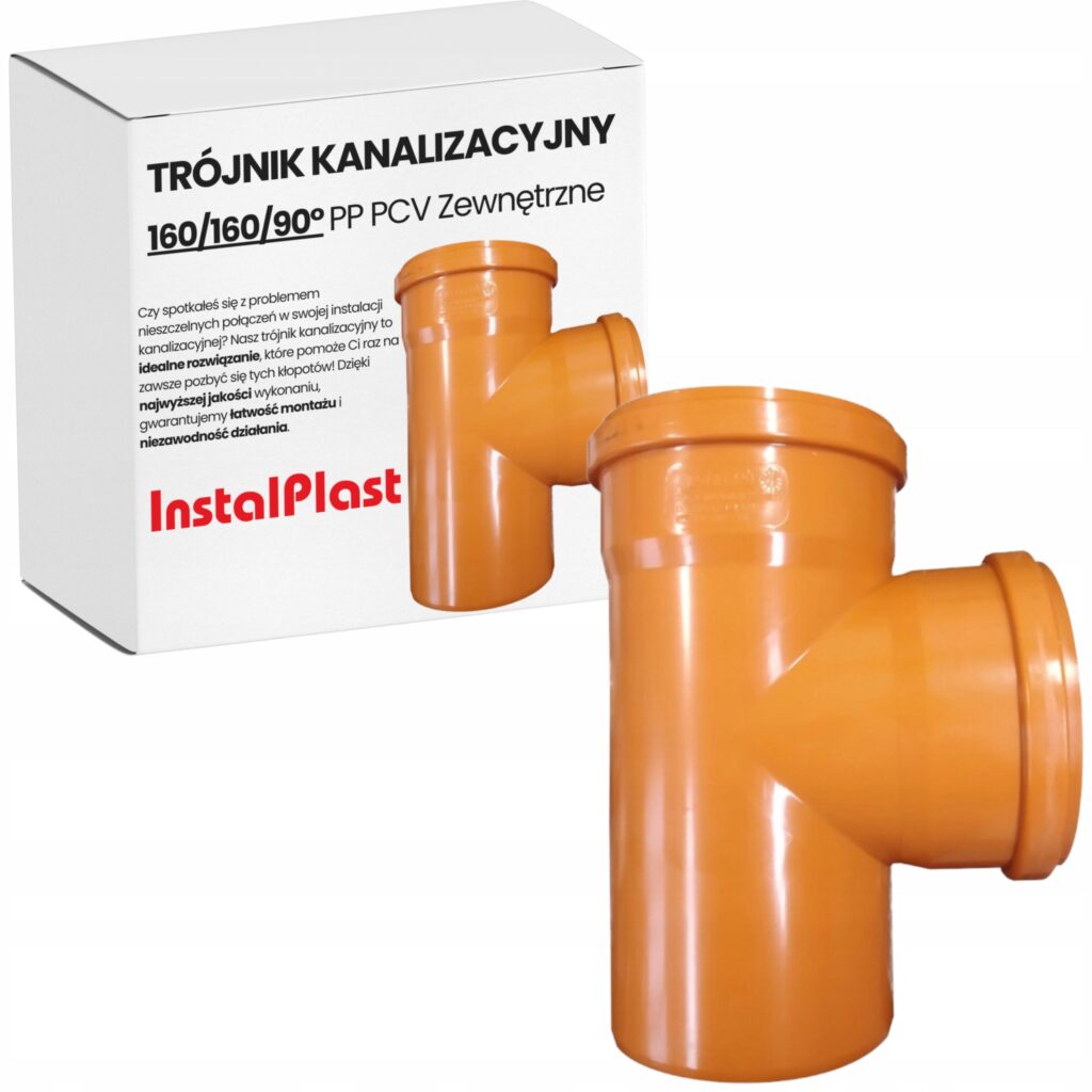 KANALTRITTSTÜCK PP 160/160/90 ST PVC AUSSEN
