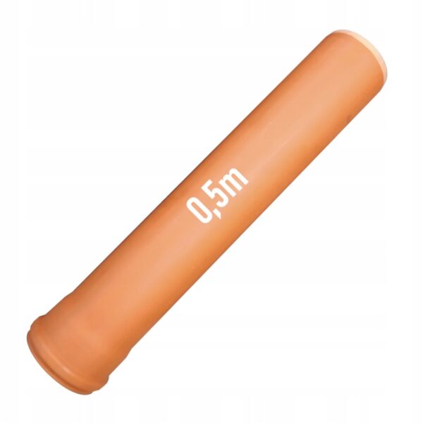 PVC Abwasserrohr DN110 0,5m SN8 - Flexibles Kurz-Kanalrohr 3,2mm Wandstärke für präzise Anpassungen – Bild 2