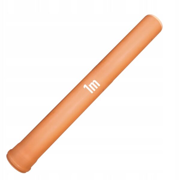 PVC Abwasserrohr DN110 1m SN8 - Robustes Kanalrohr 3,2mm Wandstärke für externe Standardentwässerung – Bild 2