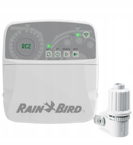 Steuergerät mit internem WiFi und RSD-BEX-Sensor – Rain Bird RC2 i4 – 4 Sektionen