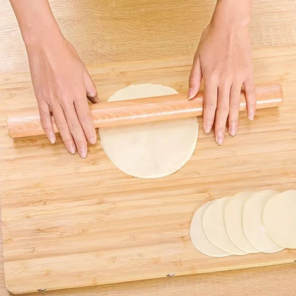 Mini Nudelholz Buchenholz - Kleiner Teigroller für Teigtaschen und Kekse – Bild 5
