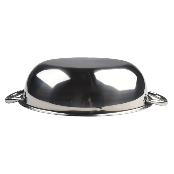 Doppel-Hotpot Edelstahl 28/30cm - Geteilter Suppentopf für Induktion & Gas - Asiatisches Fondue – Bild 6