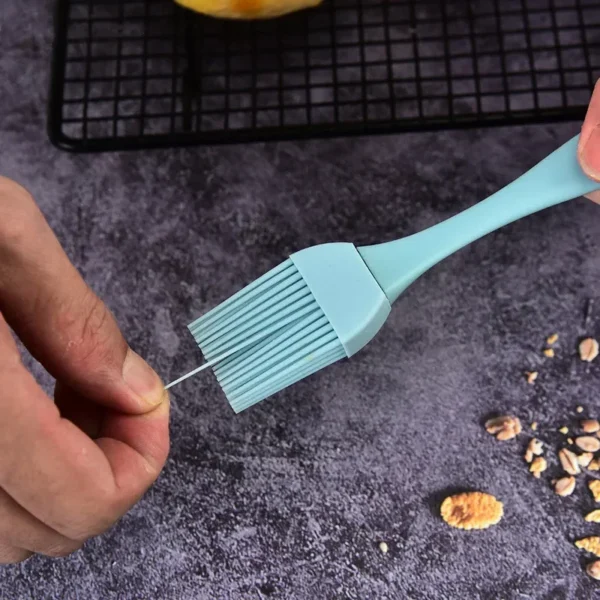 Silikon Ölpinsel - Hitzebeständiger Backpinsel für Grill und Küche – Bild 6