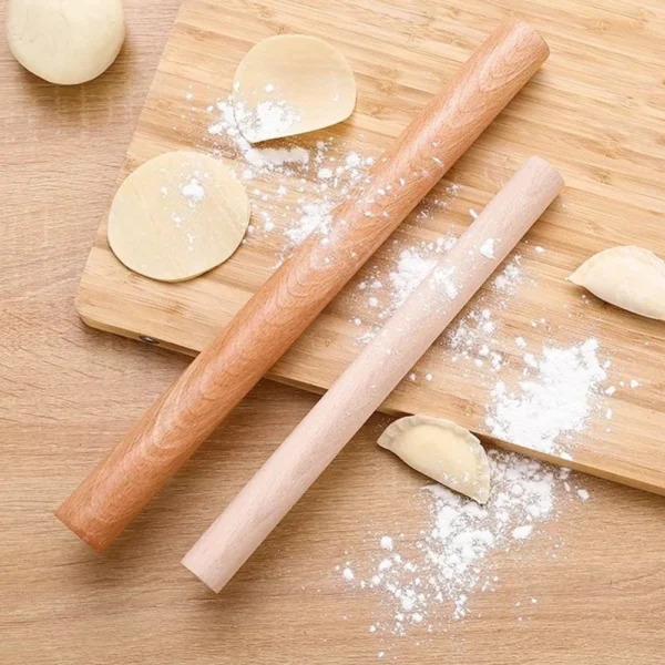 Mini Nudelholz Buchenholz - Kleiner Teigroller für Teigtaschen und Kekse – Bild 3