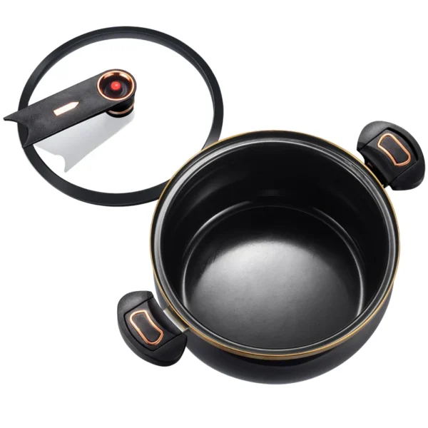 Schnellkochtopf 7L - Multifunktionaler Antihaft Druckkochtopf 26cm für Induktion und Gas – Bild 2