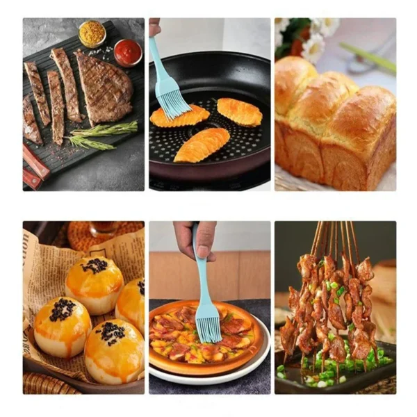 Silikon Ölpinsel - Hitzebeständiger Backpinsel für Grill und Küche – Bild 3